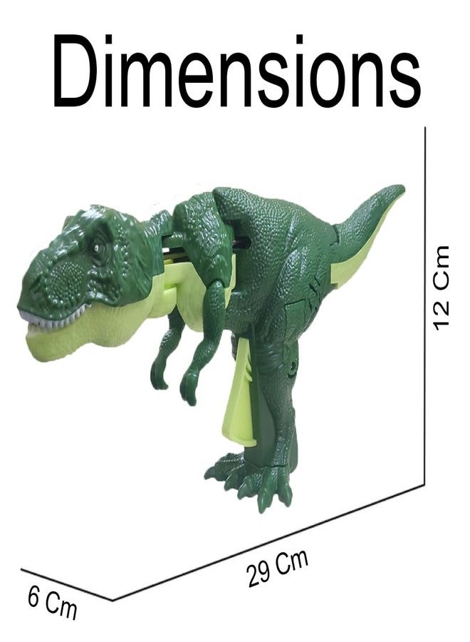 في جراسب لعبة ديناصور VGRASSP للأطفال، يزأر ويتأرجح رأسه، مزود بإضاءة LED في فمه وحركات واقعية مثل دوران وتأرجح الرأس والذيل، ومفاصل متحركة - متعدد الألوان - Image 3